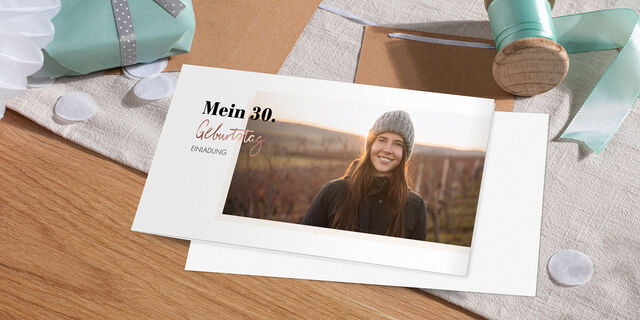Grußkarten mit eigenen Fotos online erstellen | Müller Fotoservice
