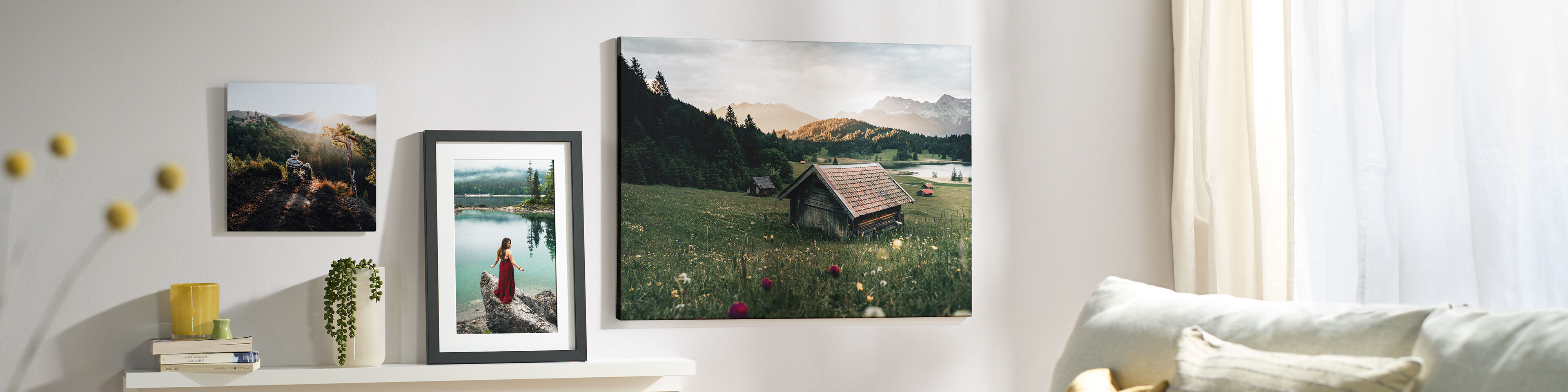Wandbilder mit eigenen Fotos erstellen | Müller Fotoservice