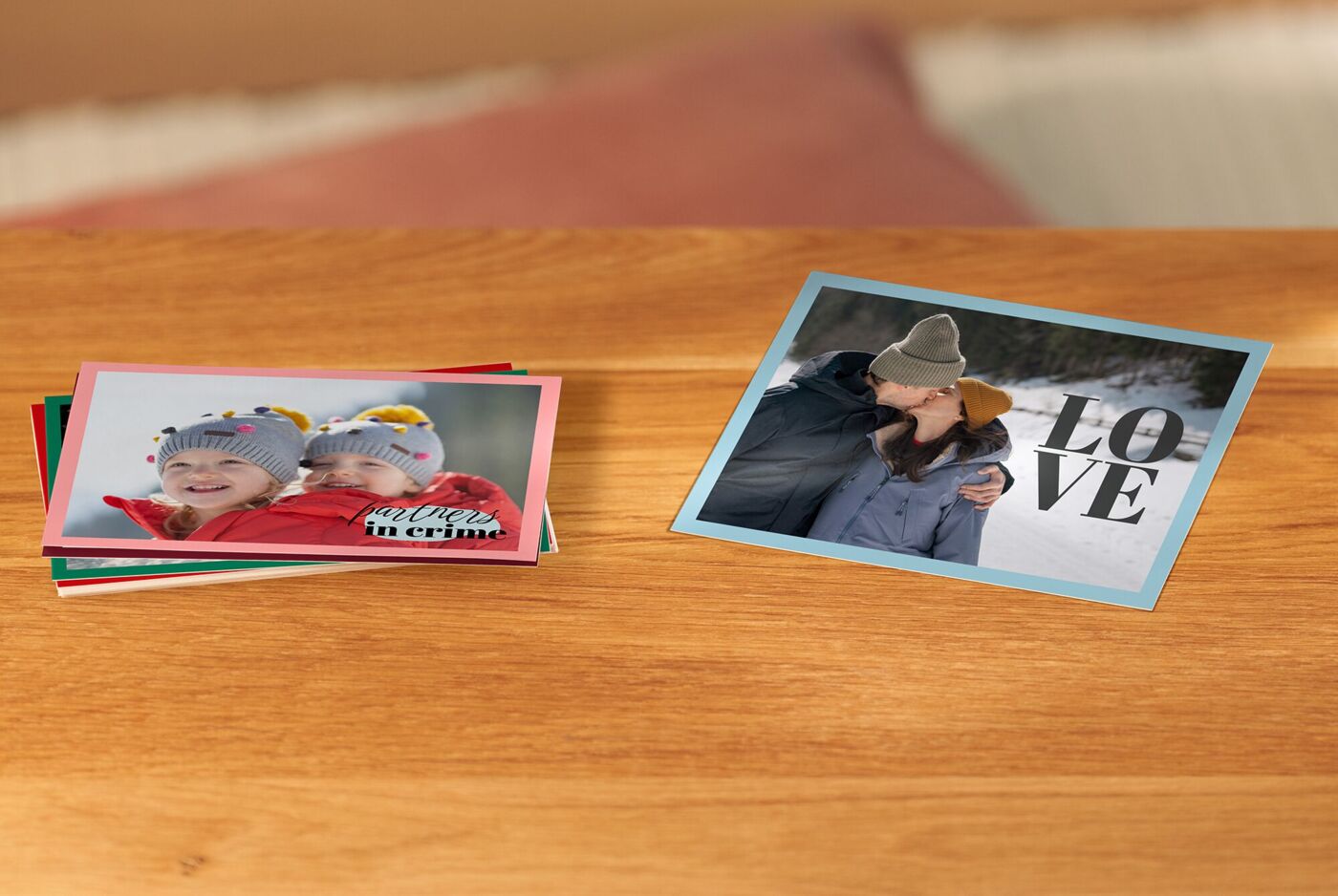 Sofortfotos mit Rahmen