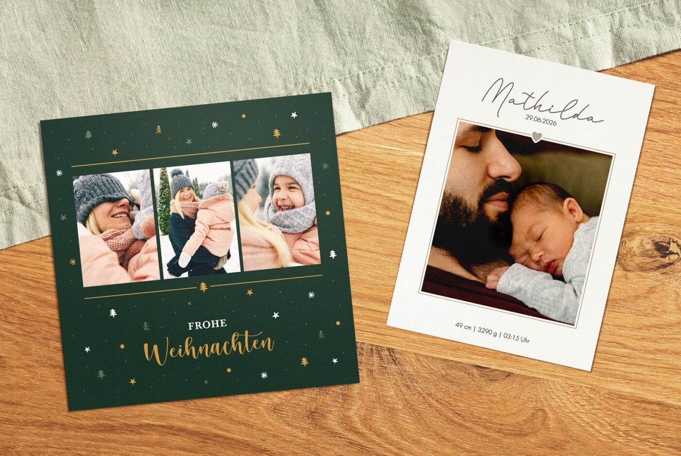 Foto und postkarten grusskarten